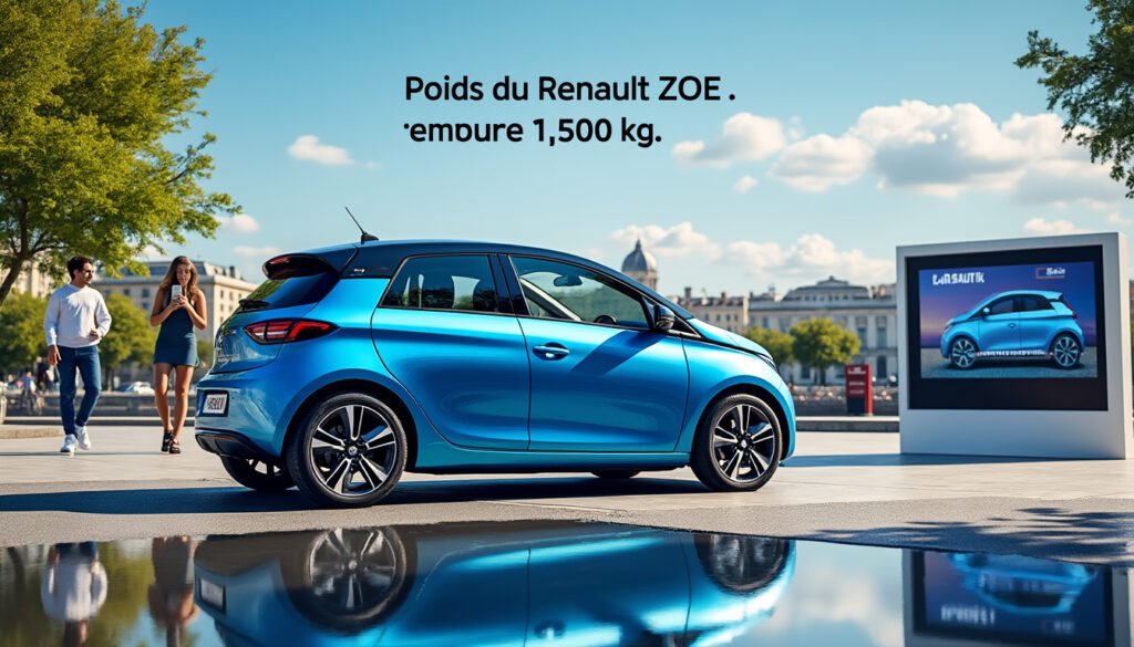 découvrez le poids de la renault zoé, une voiture électrique emblématique, et apprenez comment il influence sa performance, son autonomie et son efficacité énergétique. informez-vous pour faire le meilleur choix lors de votre achat.