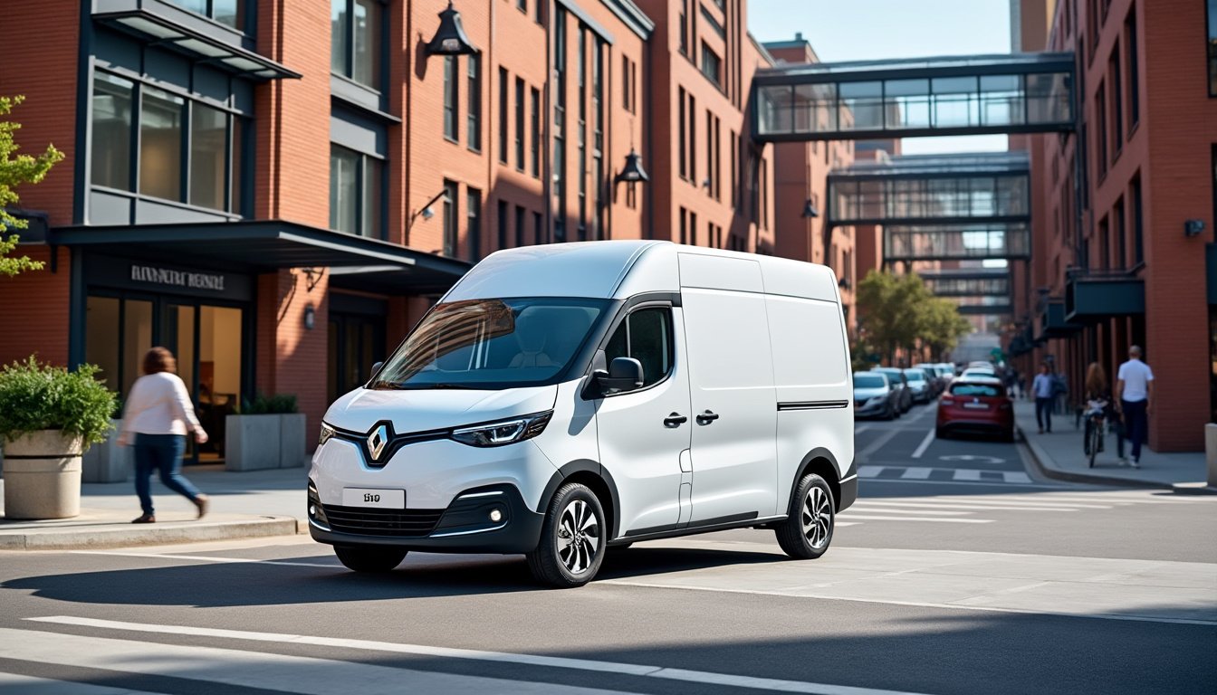 découvrez la renault zoe van, un véhicule utilitaire électrique compact offrant une autonomie impressionnante de 395 km. idéale pour les professionnels en quête de praticité et d'écologie, cette voiture allie performance et confort pour toutes vos livraisons en milieu urbain.
