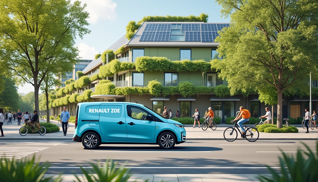 découvrez la renault zoe van, un petit véhicule utilitaire électrique alliant performance et praticité, avec une autonomie impressionnante de 395 km. idéal pour les professionnels en quête de mobilité durable.