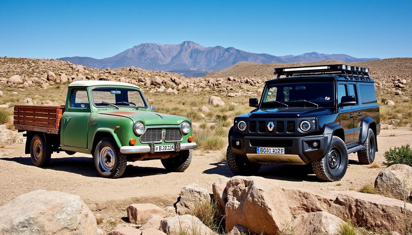 découvrez le nouveau renault 4 savane 4x4, un mélange parfait d'élégance française et d'esprit aventurier. conçu pour les amateurs de tout-terrain, ce véhicule incarne l'audace et la sophistication, prêt à vous emmener vers de nouvelles horizons avec style.