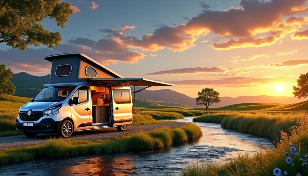 découvrez le confort et la liberté du voyage avec le fourgon aménagé renault master ahorn camp. dites adieu aux hôtels et explorez de nouveaux horizons en toute autonomie, tout en profitant d'un espace de vie convivial et fonctionnel. parfait pour les aventuriers et les familles à la recherche de nouvelles expériences.