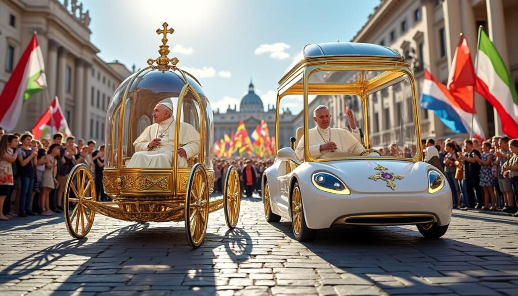 découvrez les papamobiles les plus emblématiques de l'histoire, des véhicules uniques qui ont accompagné les papes lors de leurs déplacements. explorez leur design, leur histoire et les moments marquants qui les ont rendus célèbres à travers le monde.
