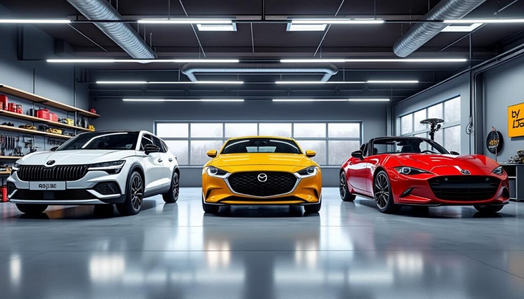 découvrez notre garage exceptionnel proposant trois voitures phares : le skoda enyaq, la renault megane r.s. et la mazda mx-5, le tout pour moins de 60 000 £. parfait pour les passionnés d'automobile à la recherche de performance et de style.