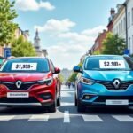 les subventions pour les véhicules électriques diminuent, avec des baisses de prix pour le vauxhall grandland et le renault scenic