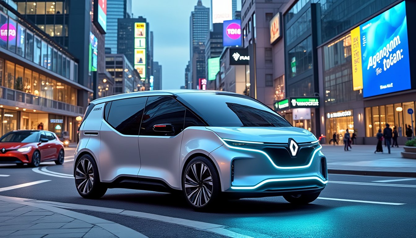 découvrez la nouvelle renault 4, réinventée en van électrique au design unique et moderne. une icône revisitée pour une mobilité durable et stylée, alliant innovation et héritage.