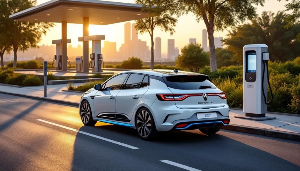 renault lance la megane hybride pour offrir une alternative face aux incertitudes du marché des véhicules électriques, combinant performance et flexibilité énergétique.