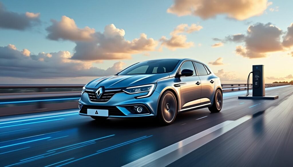 découvrez la nouvelle renault mégane et scénic avec une autonomie électrique allant jusqu'à 750 km et une recharge ultra-rapide en seulement 10 minutes pour une mobilité alliant performance et praticité.