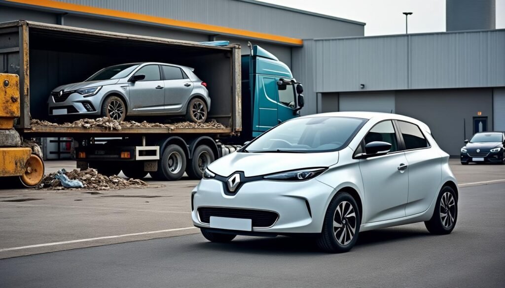 découvrez comment bénéficier de la prime à la conversion en mettant votre vieille voiture à la casse pour acquérir une renault zoé, une solution écologique et économique.