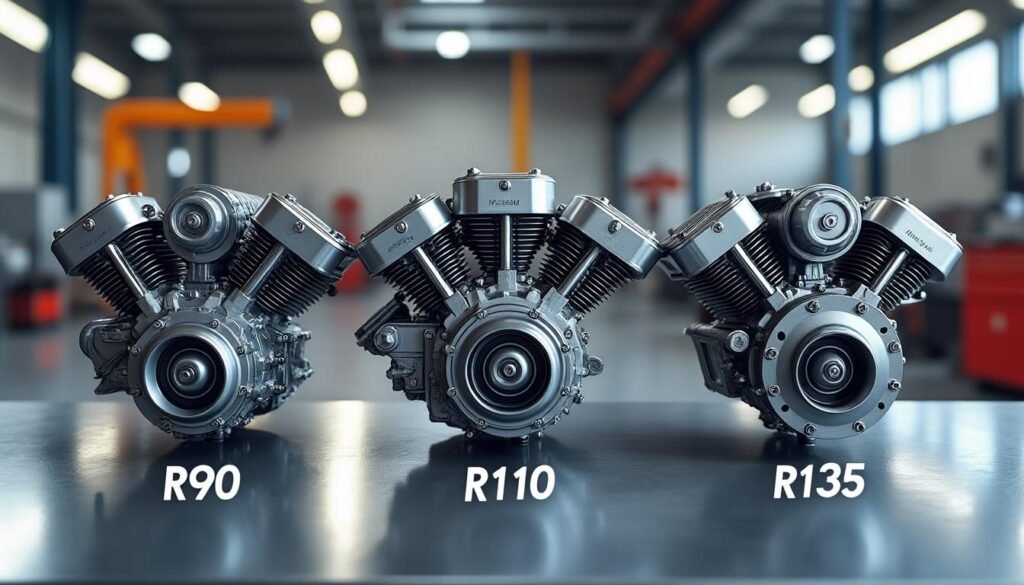 découvrez notre comparatif détaillé des moteurs r90, r110 et r135 pour choisir celui qui convient le mieux à vos besoins en performance et efficacité.