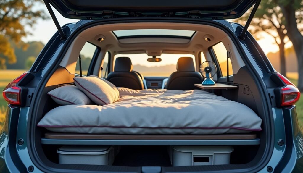 découvrez comment transformer votre renault zoé en un espace de couchage confortable grâce à notre tutoriel d'aménagement pour dormir en mode camping.