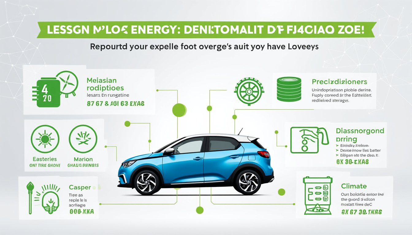 découvrez comment augmenter l'autonomie de votre renault zoé de 20% sans aucun coût grâce à des astuces simples et efficaces.