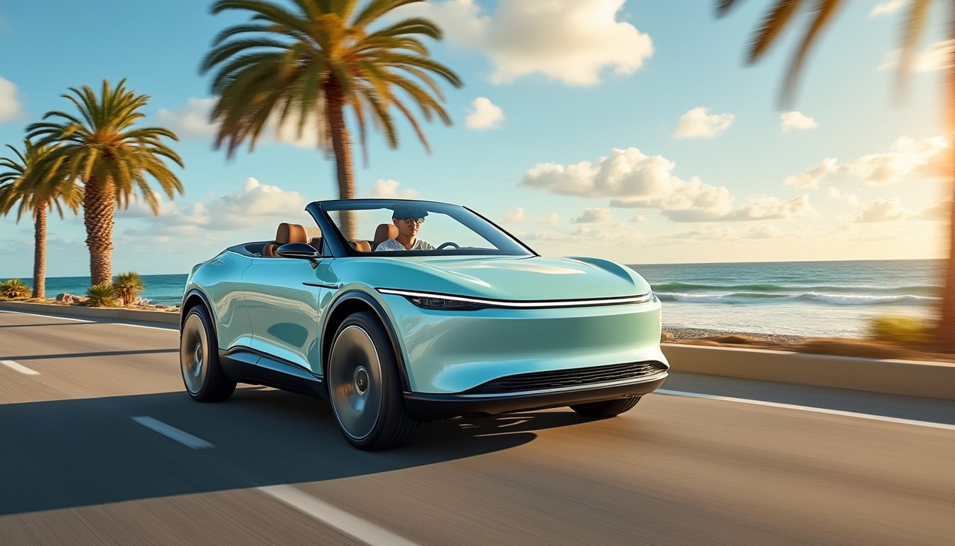 découvrez la renault 4 plein sud, l'iconique cabriolet électrique alliant élégance à la française et innovation écologique pour une conduite estivale inoubliable.